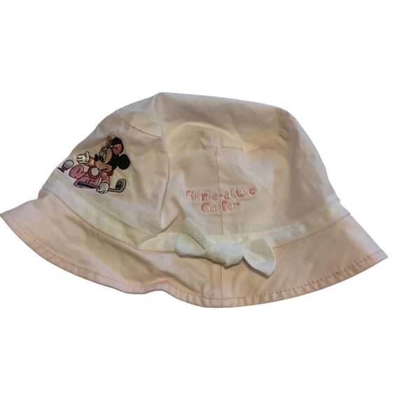 Disney Minnie Mouse Kids Golf Bucket Sun Hat Minnie-ature Golfer Toddler Size - Picture 1 of 4